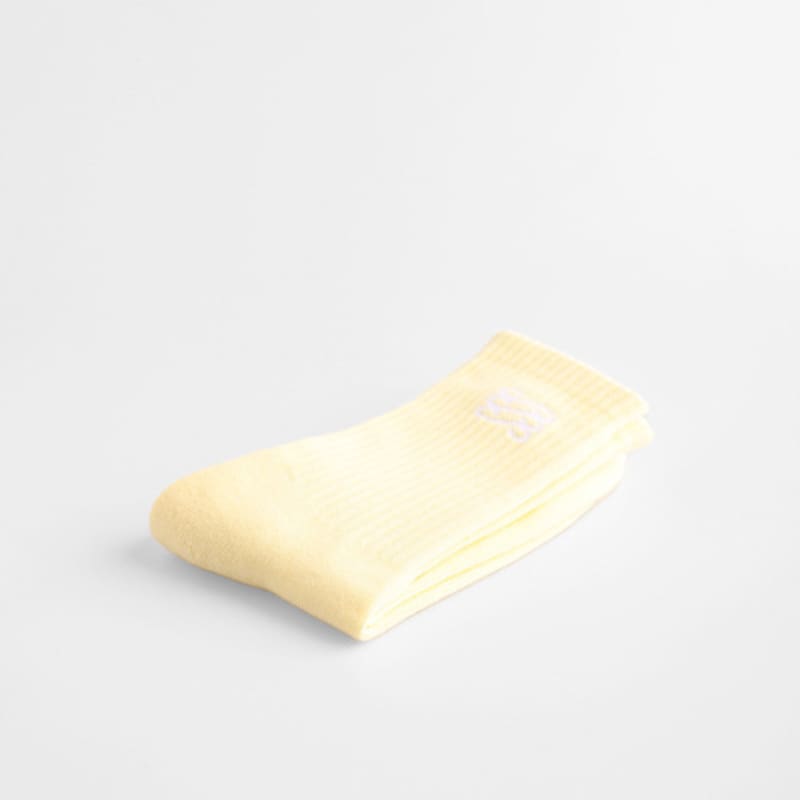 ETERNAL YOU Winglet Socks_Light yellow