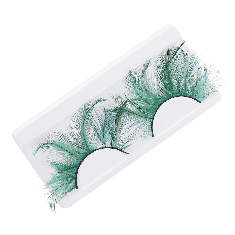 Накладные ресницы с перьями Ресницы-перья Экстрадлинные Преувеличенные Вечеринка