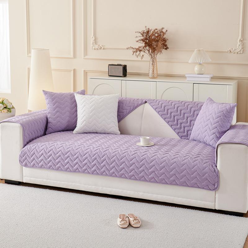 Cotton Sofa Cushion for All Seasons, Non-slip Cushion, Simple Modern New Sofa Cover, Cloth Backrest