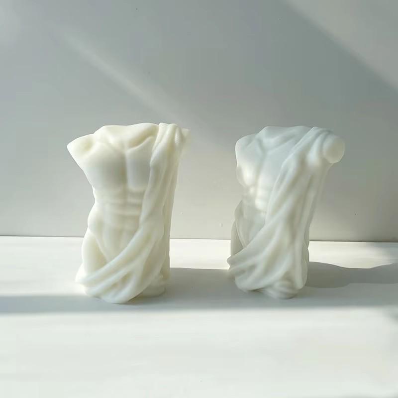 Sexy Female Candle Silicone Mold Muscle Man Body Resin Plaster Mould Human Woman Scented Candle Making Tools Home Decor Lover Gift