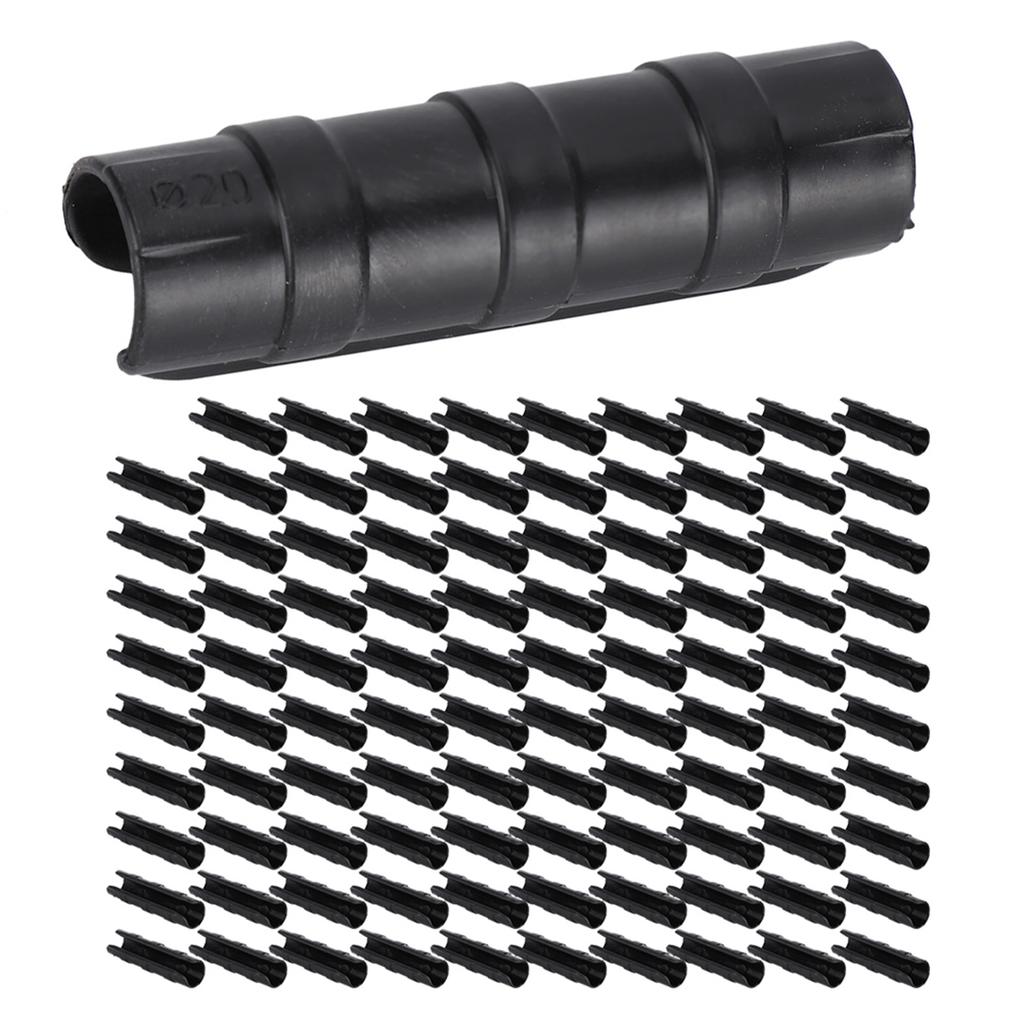 100 шт. Зажим для труб каркаса теплицы, зажим для крепления садовой пленки, сетки для затенения от солнца, соединитель