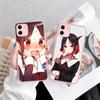 Чехол для телефона Kaguya Sama Love is War для iPhone 14 11 12 13 Mini Pro Max 8 7 Plus X XR XS MAX полупрозрачный матовый чехол