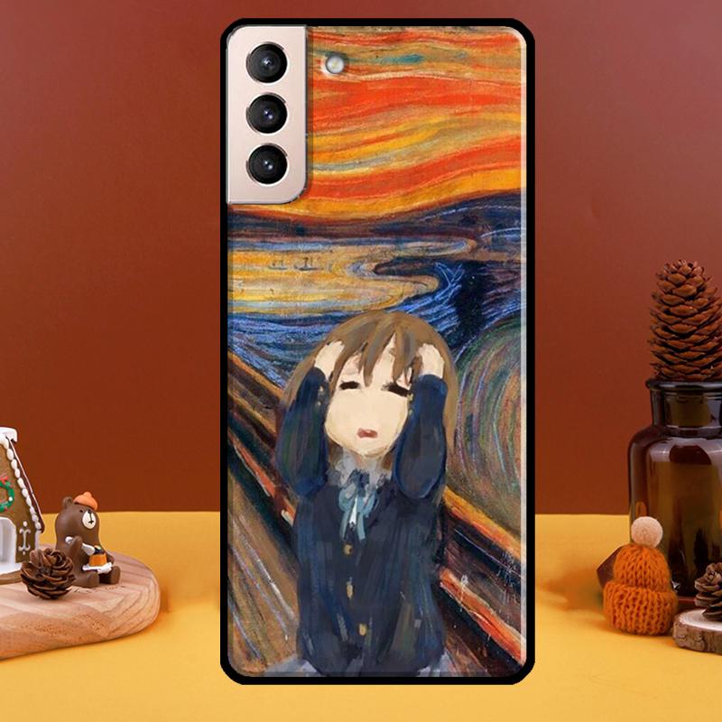 Кей, давай! Чехол Hirasawa Yui для Samsung Galaxy S21 Ultra S20 FE S8 S9 S10 Note 10 Plus Note 20 S22 Ultra Cover