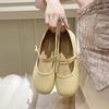 Round Head Low Heel Mary Jane Shoes Women's Summer 2025 New Korean Version Doudou Shoes Single Shoe Women's Manufacturer