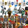 Medieval Military Rome War Action Figures Army Figures Building Blocks Helmet Weapons Accessories Kids for Toys Gifts