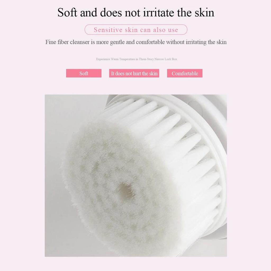 3 в 1 перезаряжаемая щетка для очищения лица, средство для удаления черных точек, средство для снятия макияжа, глубокое очищение пор лица, массажер для очищения лица