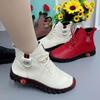 Spring Non-slip Women's Shoes Wear-resistant Lightweight Sports Women's Shoes Lace-up Women's Leather Shoes Loafers