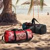 Adjust Shoulder Strap Mesh Dive Bag Foldable Oversized Beach Gym Bag Mesh Travel Duffle  Fins