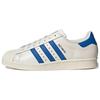 Originals Superstar 80s Удобные Скейтбордические Кроссовки Унисекс Бежевый Синий IF6292