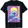 HATANSE Vaporwave Японская Волна Канагавы Большая Волна Графическая Футболка