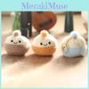 Steamed Plush Bun Keychain Pp Cotton Stuffed Short Plush Decor Backpacks For
