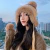 Knitted Fair Isle Beanie Hat Women Men Winter Outdoor Warm Windproof Ear Protection Cap