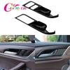 Car Carbon Fiber Inner Door Handle Frame Cover Sticker for BMW X3 G01 2018    2022