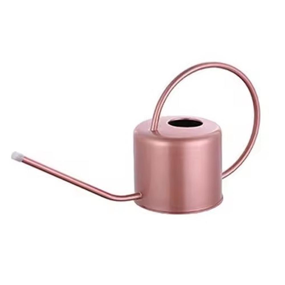 u Retro 1.3L Plant Sprinkler Kettle Stainless Steel Long Spout Watering Pot Leakproof Large Capacity Watering Can Garden Tool