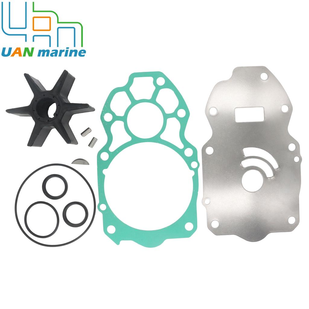 6CE-W0078-00 Water Pump Impeller Repair Kit Fits for Yamaha Outboard Motor 200 225 250 300 HP 4-Stroke Boat Engine 6CE-W0078-01