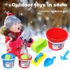 Зимний набор для снеговика, сгребающего снег, летний набор для игр с песком и водой