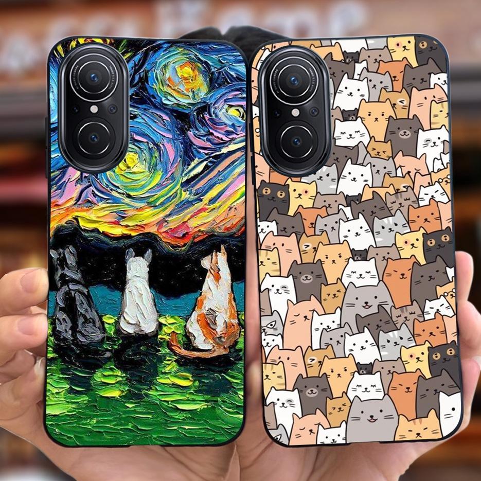 For Huawei Nova 9 SE Case JLN-LX1 JLN-LX3 Fashion Cartoon Cover Soft TPU Phone Case For Huawei Nova 9 Pro Nova9 SE Fundas Bumper