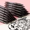 5 Pcs Twin Tip Permanent Marker Pen Fine Point Waterproof Ink Thin Nib Crude Nib Black Ink 0.5mm-1mm Fine Color