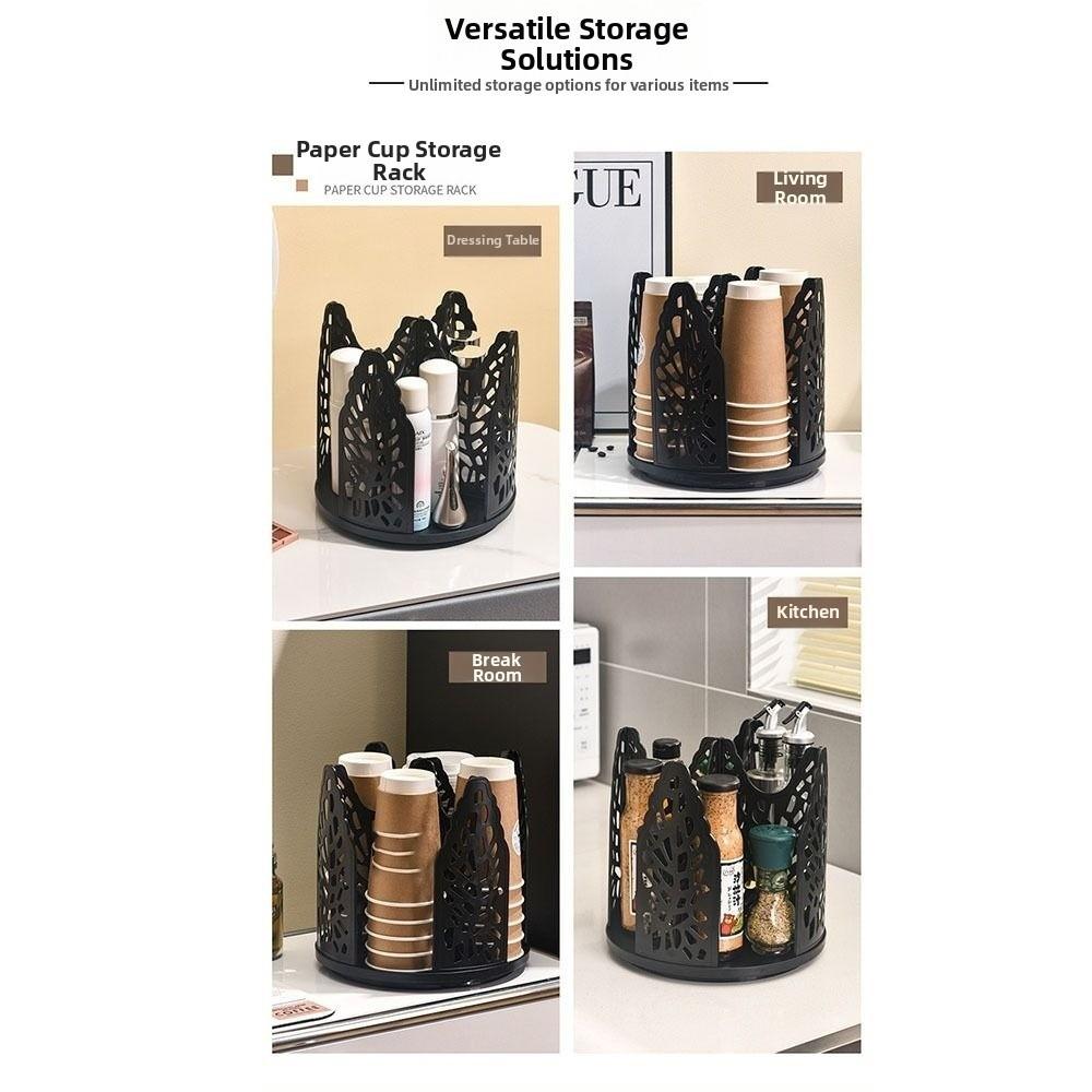 Detachable Cup Storage Rack 4in1 Paper Cup Holder Paper Cup Dispenser  Commercial Use