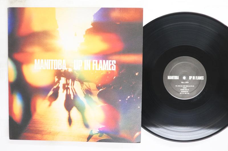 Виниловая пластинка MANITOBA Up In Flames BAY26V Leaf 2003 UK Rock Б/у