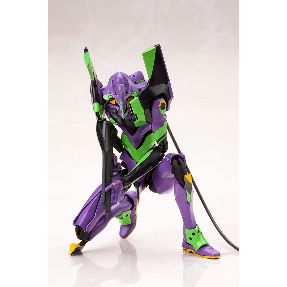 Shin Evangelion Movie Version Evangelion Unit 01 с Копьем Кассия Высота приблизительно. Пластиковая модель 190 мм, масштаб 1400. Цвет литья KP618X.