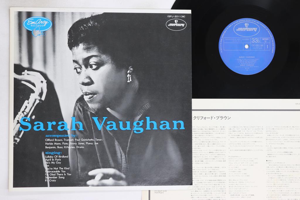 LP Record SARAH VAUGHAN - Sarah Vaughan 15PJ2011M MERCURY 1971 Japan Jazz Used