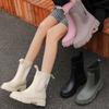 Rain Boots Women's Four Seasons Fashion Outdoor Mid-tube Waterproof Non-slip Rubber Shoes Fashion Rain Boots