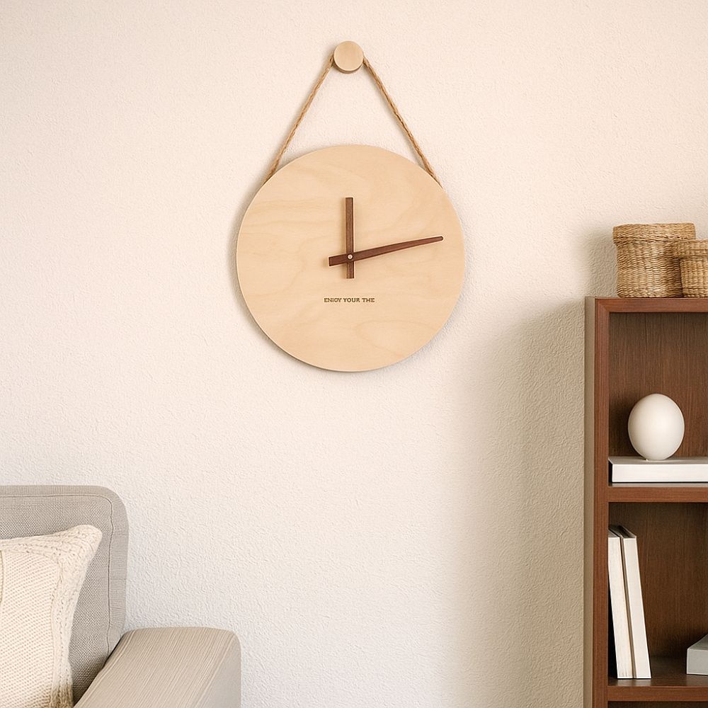 Round Scale Clock Hanging Aesthetic Clock Home Decor Wall Clock Bedroom