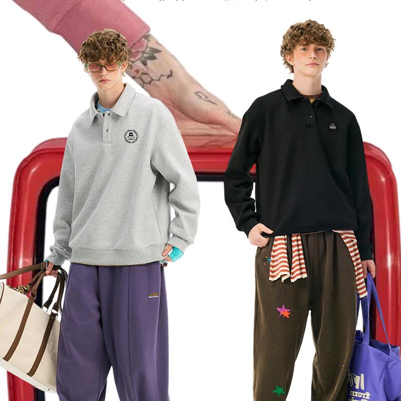 Fingercroxx IT Men's Fleece-Lined Polo Sweatshirt