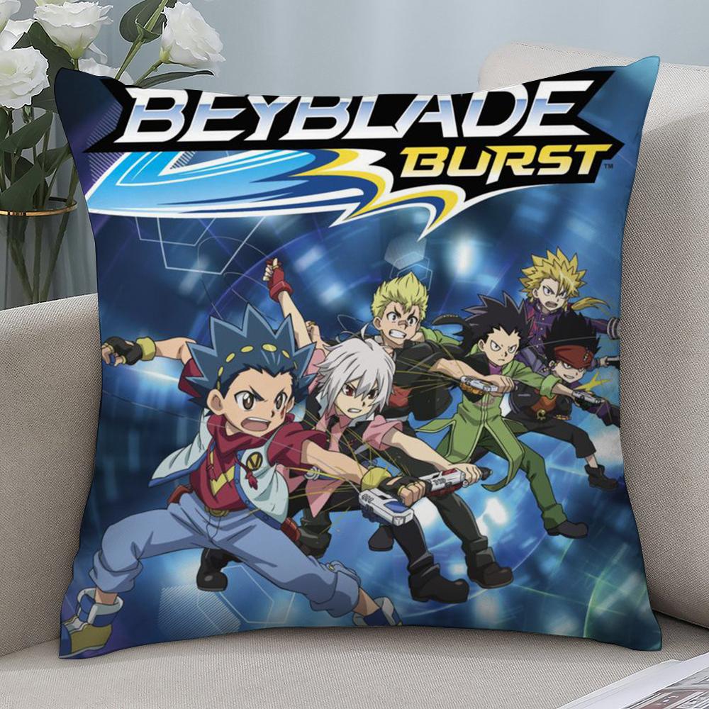 HOT Anime B-Beyblade Pillow Case Short Plush Sofa Decorative Gift Home Double-sided Printing Cushion