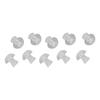 10Pcs Hearing Aid Ear Tips Soft Replacement Universal Domes Hearing Aid Ear Tips for Hearing Aid