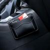 Car Interior Accessories Storage Bag Pocket Black PU Leather Bag Organizer Bag