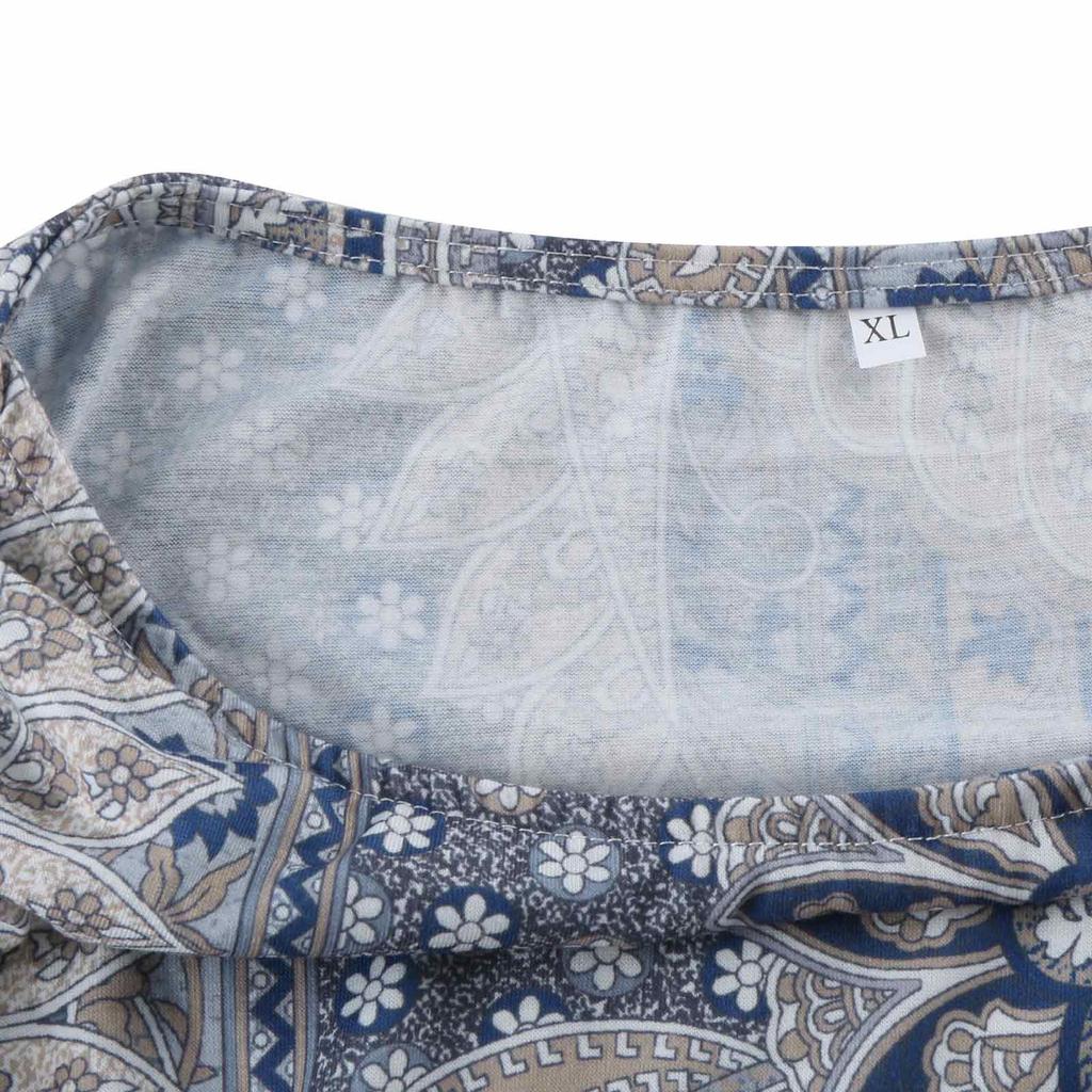 Women's Autumn And Winter Dress O-Neck  Long Sleeve Digital Print Round Neck Long Sleeve  Dress