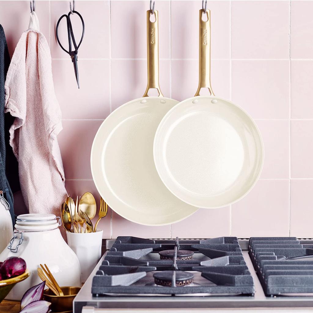 Greenpan GREENPAN Padova Керамическое покрытие с минеральными компонентами, не содержащее вредных веществ Сковорода 26 см Розовая IH газовая совместимая