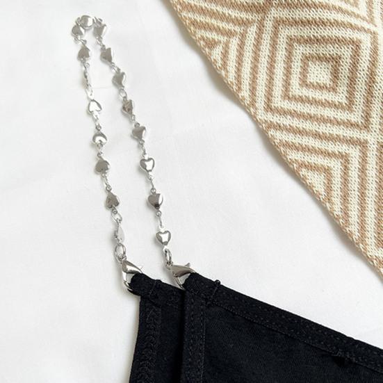 V-образные однотонные легкие сексуальные стринги с металлической цепочкой и низкой талией