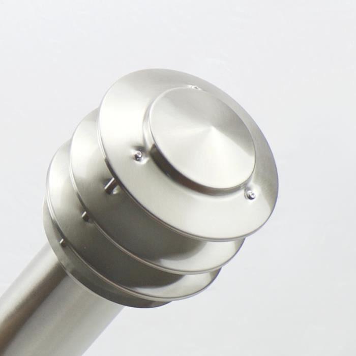 Borne - Kayin - 3 - 60W Max - E27 - IP44 - Acier inoxydable