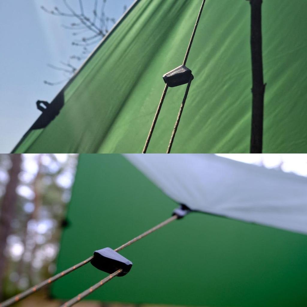 BUSHMEN Travel Gear ULTRA Tarp (Deep Green, 2x3m)