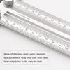 High-Precision Scale Ruler Marking Ruler T-Type Hole Ruler Right Angle Ruler Multifunctional