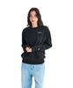 Roxy Women's Historical Logo Pullover Sweatshirt, Black
