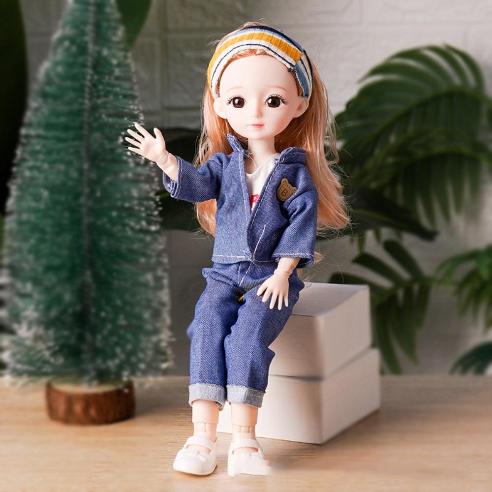 1/6 SD 30 см Bjd кукла с одеждой длинные волосы принцесса макияж шарнирная кукла девочка подарок