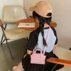 Fashionable Korean Style Mini Shoulder Bag For Kids In Trendy Solid Colors