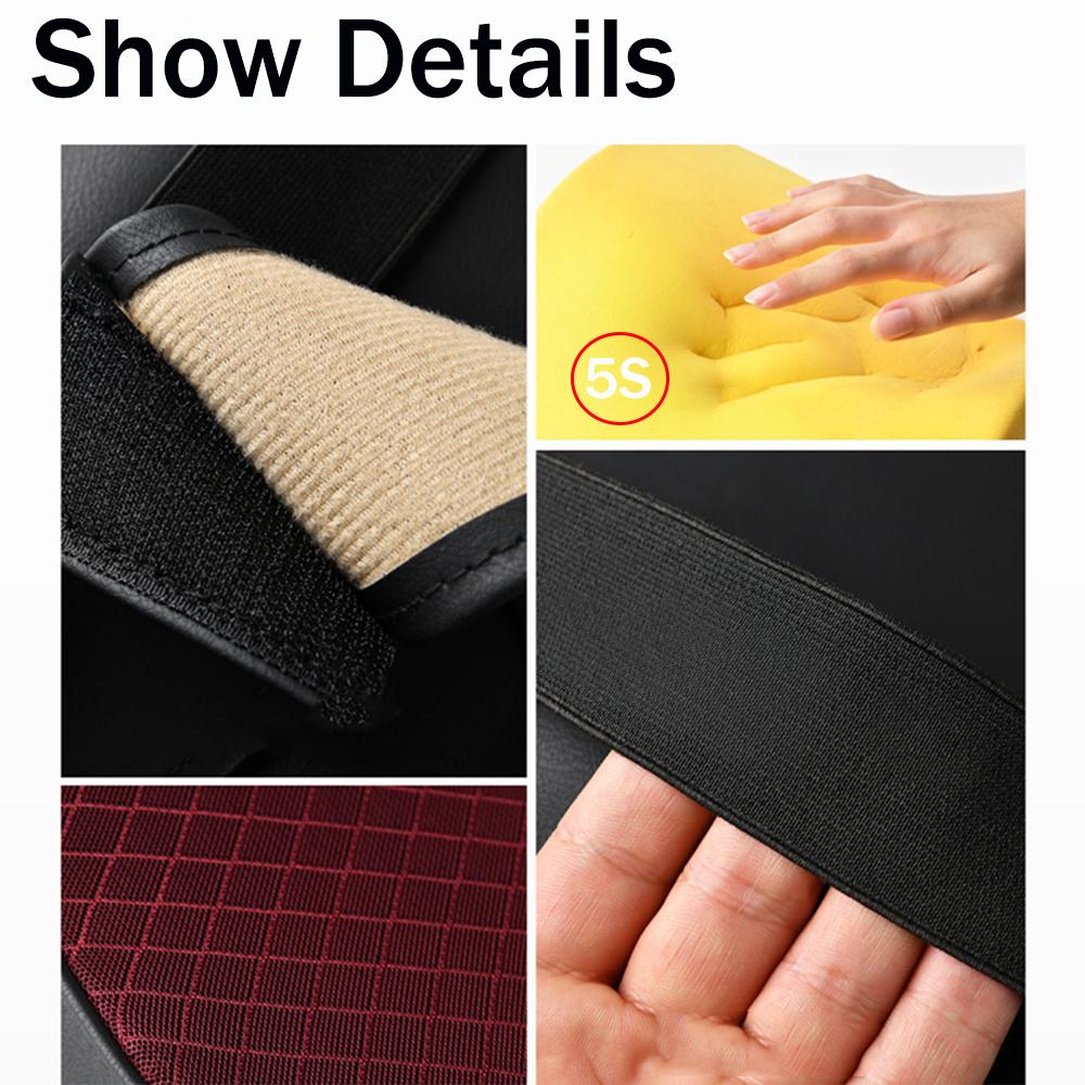 Car Headrest Neck Pillow Head Restraint 3D Memory Foam Auto Travel Back Support Cervical Pillow Holder Seat Covers Car Styling