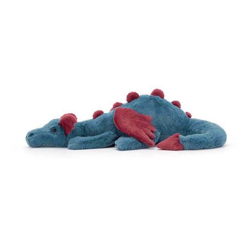 JELLYCAT Мифические животные Декстерон Динозавр Кукла Плюшевая фигурка 7см/12см/19см Высота Длина 26см/50см/56см Длина