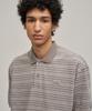 LE TIGRE Multi-Stripe Polo T-Shirt (Pale Khaki)