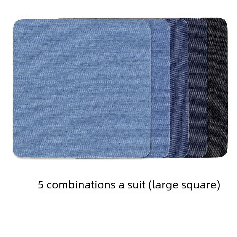 «Сделай сам: наклейка из денима на локоть и колено»