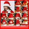 Christmas Cartoon Antlers Snowman Hat Merry Christmas Decor For Home Xmas Ornaments