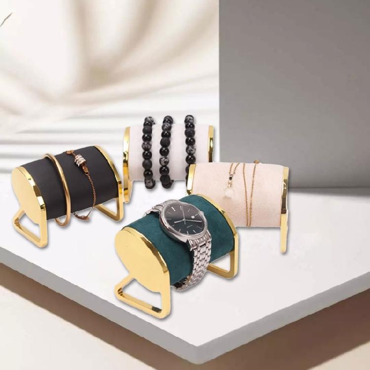 Elegant Jewelry Storage Holder Bracelet Holder Bracelet Display Stand Jewelry Storage Rack Bracelet Stand Metal Texture