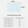32/39/40/45/46/50/55/65/69/75/76/85 Inch Tv Hood Dustproof Cover Solid Color Elastic Household Lcd Protect Tv Screen Dust Cover