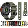 Силиконовый ремешок QuickFit для часов Garmin Fenix 8 7X Pro 51 мм/Enduro 3/Quatix/Tactix 7/Descent Mk2 Mk2i/D2 Mach 1 Браслет