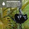 Adjustable Length Lotus Rain Catcher Anti-Rust Lotus Hanging Chime Lotus Rain Chain  Garden Decor